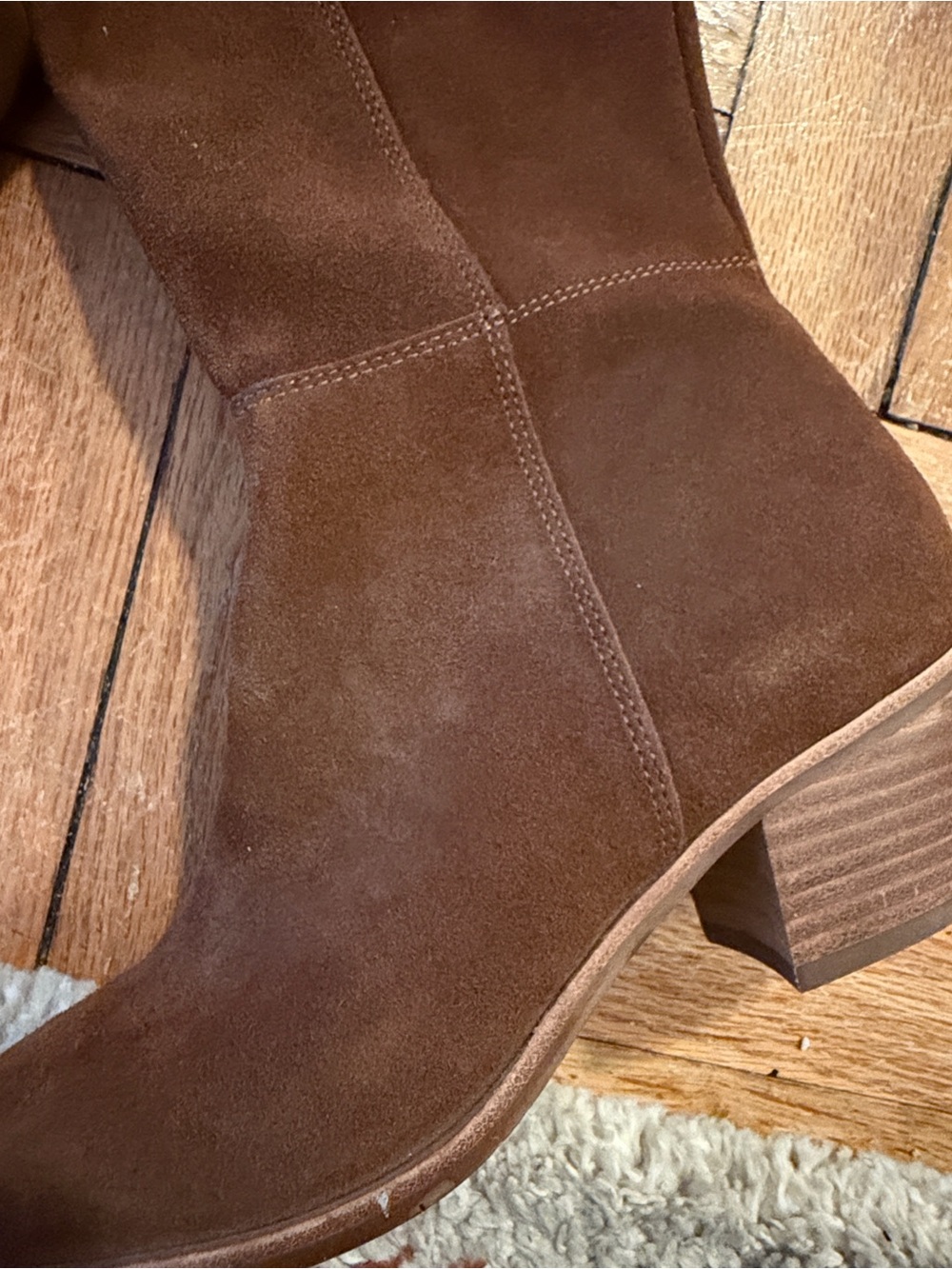Steve Madden Women's Over-The-Knee Suede Boots in Brown - Picture 4 of 8